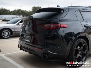 Alfa Romeo Stelvio Rear Spoiler - Carbon Fiber - Mid Spoiler